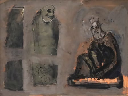 Mario Sironi — Composizione con vecchio seduto
